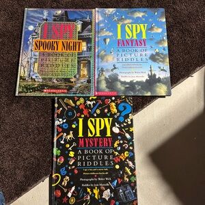 Lot of 3 I Spy Books